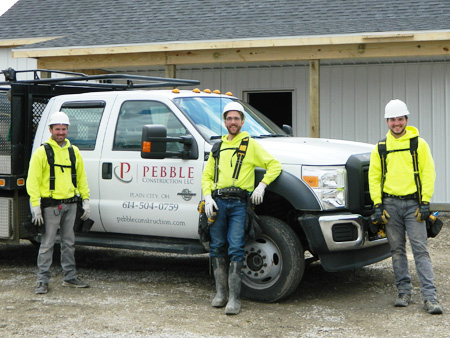 pebble construction building crew